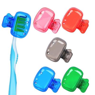 1PC Toothbrush Head Cover Cap, Toothbrush Protector Brush Pod Case Protective Plastic Clip Bathroom Stuff for Household Travel