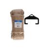 Organic Yute Natural Rope - EDM - 20 M - 3 X 8 Mm Heads - Wood