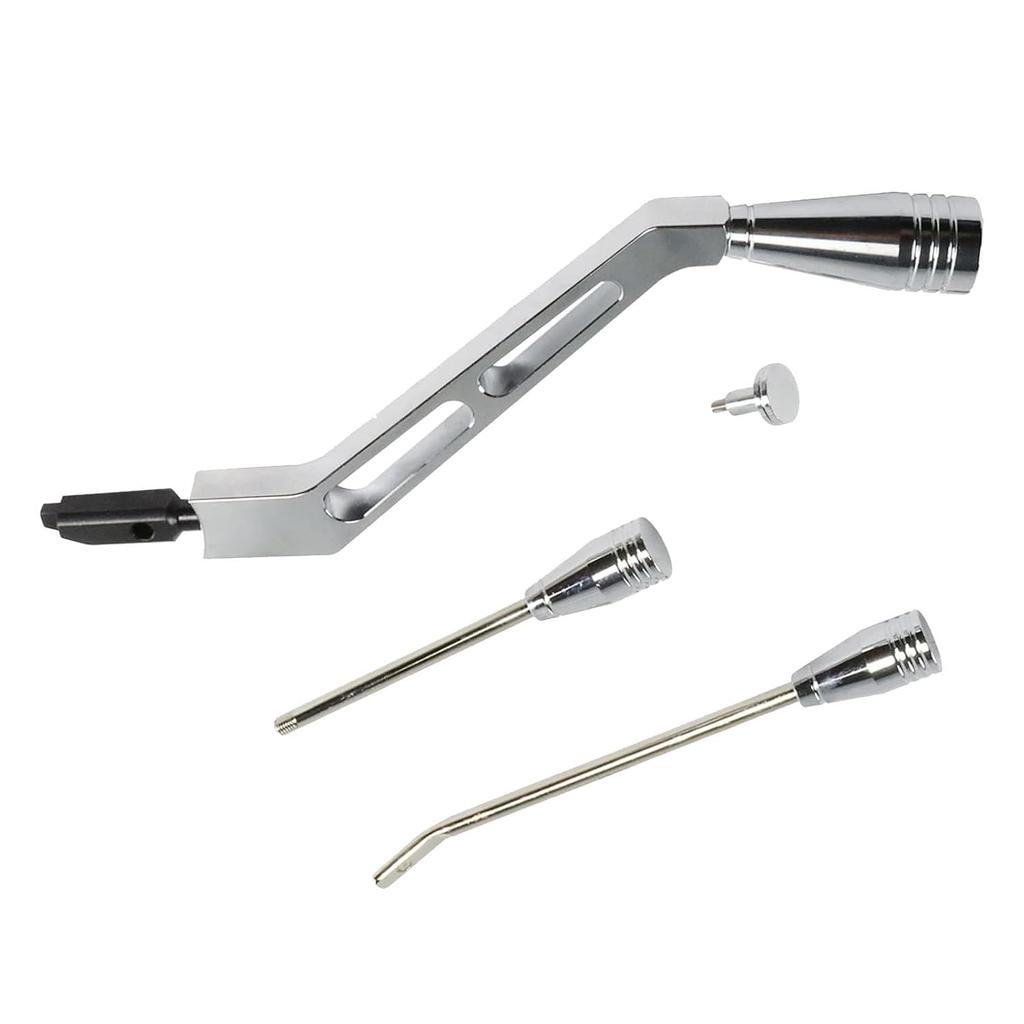 Polished Billet Aluminum Column Shifter Lever,Turn Signal, Lever Hazard Boots & Tilt Kit For 1967-1994 GM Columns Chevrolet Buick Oldsmobile Pontiac