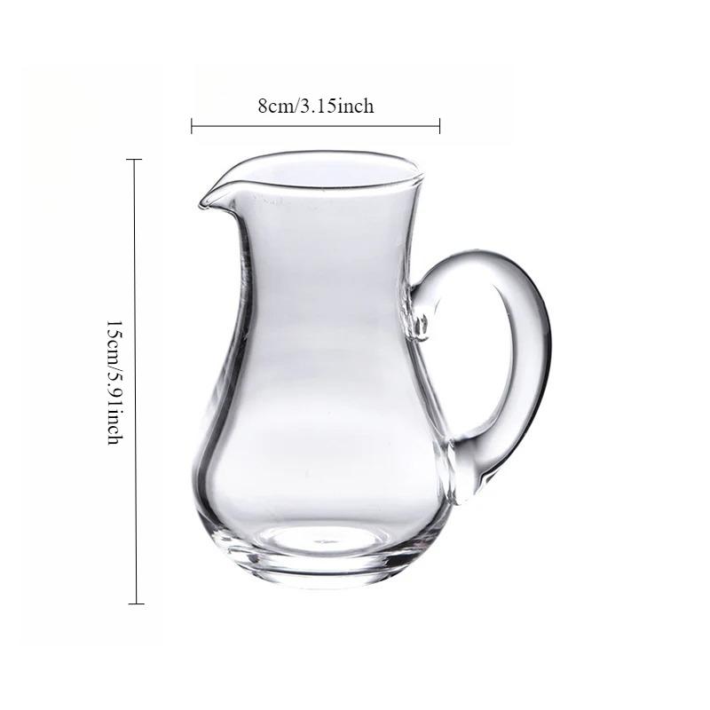 Multiple Capacity Wine Pots Red Wine Decanter Wine Separator with Handle High End Transparent Wine Dispenser Bars Accessories