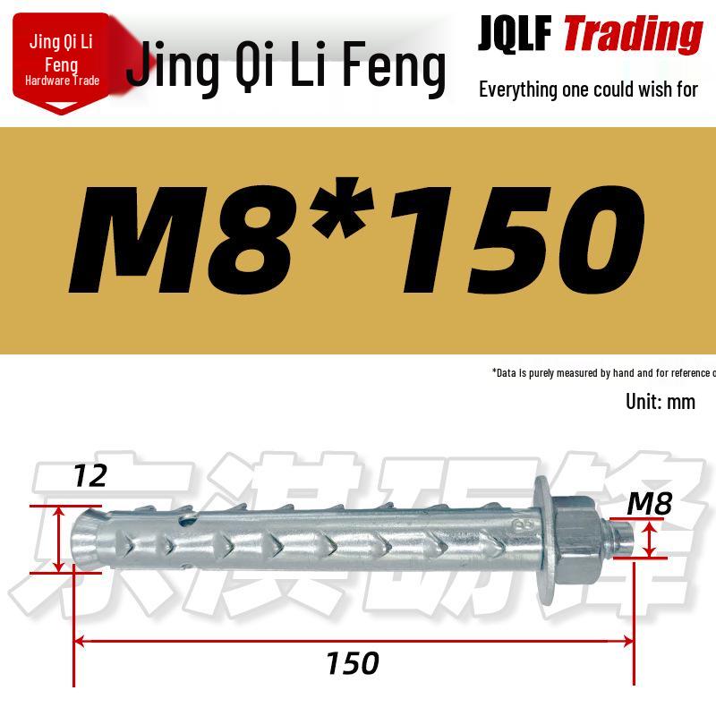 Hexagonal Expansion Bolt for Foam Hollow Brick - Single Tube External Wall Anchor