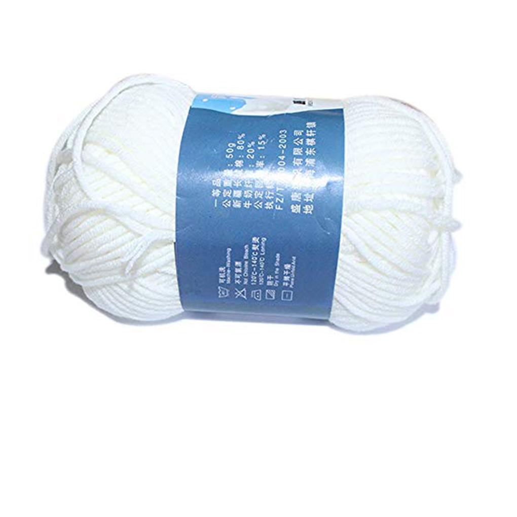 Baby Soft New 1 Ball X 50g Special Thick Worsted 100% Cotton HAND Knitting Yarn
