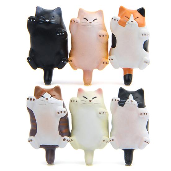 Cartoon Fat Cat Refrigerator Animal Fridge Magnetic Sticker Resin Home Decor