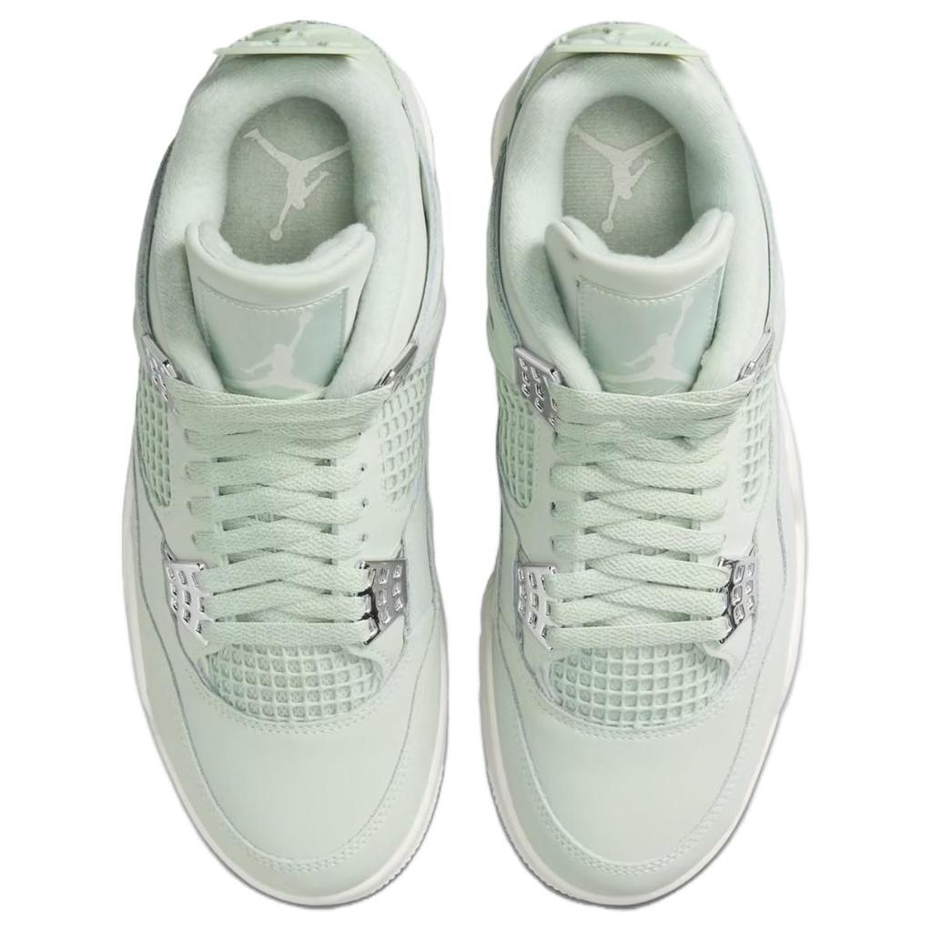 Air Jordan 4 Retro Abundance / Seafoam Dámske tenisky Zelená Plachetnicová Metalická-Strieborná HV0823-003