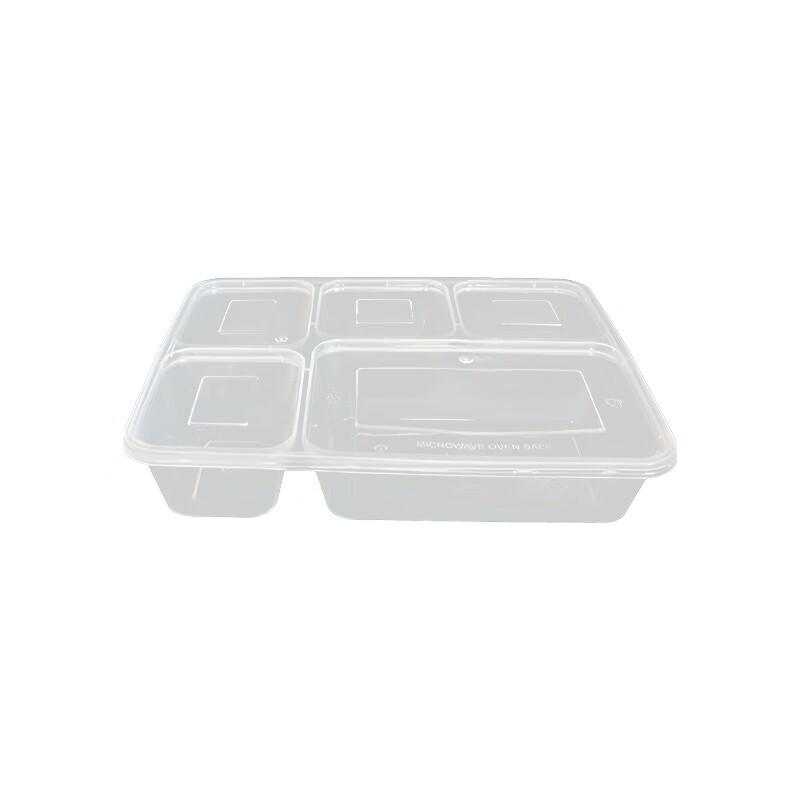 Bang Bang Box 1350ml 5-Compartment Disposable Takeout Container