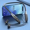 Słuchawki bezprzewodowe Bluetooth 5.3 Słuchawki z pałąkiem na szyję Sportowe Wodoodporne Słuchawki douszne TWS Zestaw słuchawkowy Bluetooth z mikrofonem