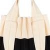Pleatsmama Two Way Shopper Bag White Black