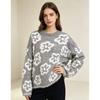 2026 Herbst Damen Bunte Pullover Stricken Basic Mode Rundhals Stil Locker Pullover Sweater