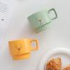 Golden Deer Stacked Cups  High Value Ceramic Cups  Creative Mugs Household Water Cups  Coffee Cups  Gift Cups