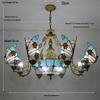 Tiffany Butterfly Pendant Light for Bedroom, Dining Room, Bar, Coffee Shop, Creative Club, KTV, and Counter Lighting