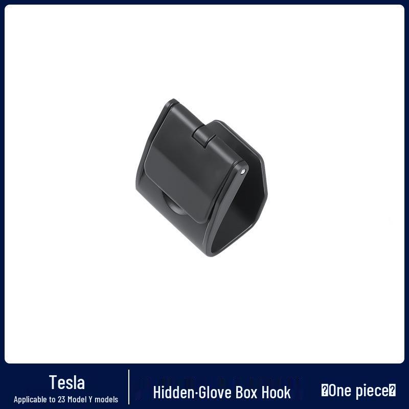 Compatible Glove Box Hook, Front Passenger Storage, and Vehicle Clip for Tesla Model Y