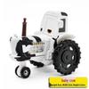 Children's Cartoon Tractor Toy Model - Green and White Alloy Simulation, Perfect Birthday Gift