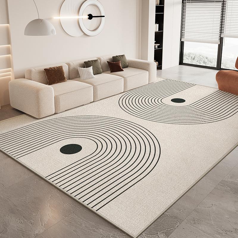 Lätt Lyx Vardagsrumsmatta Stor Yta Golvmatta High-end Sovrum Sängmatta