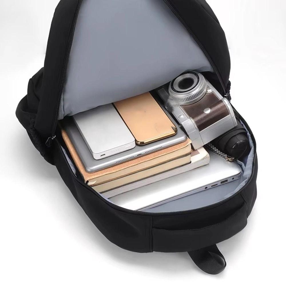 Large capacity Laptop School Bag Solid Color College Backpack Large Capacity Backpack  Teenagers