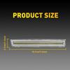 For 2015- Dodge Challenger Front Pair Bumper LED Side Parking Marker Lights