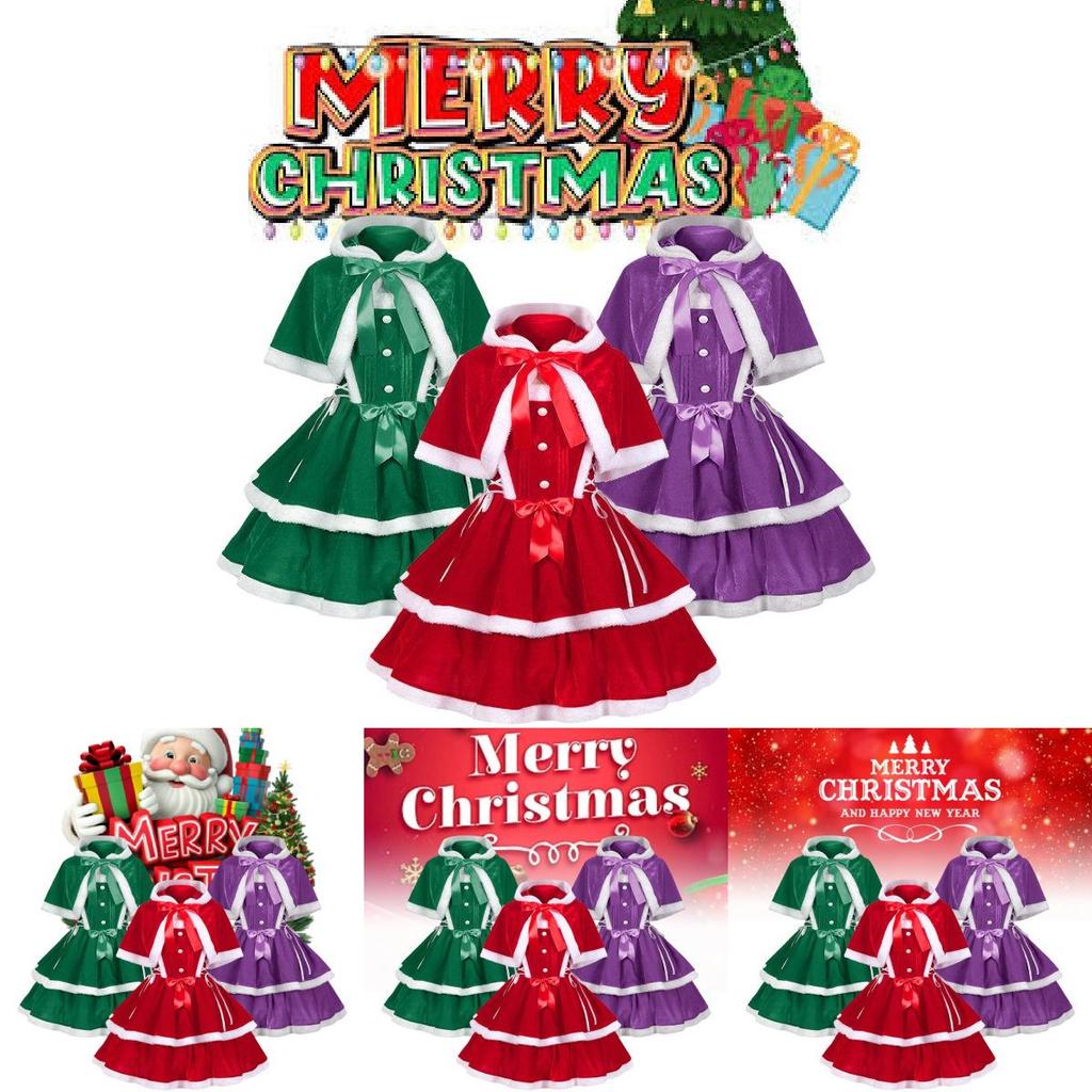 Versatile Unisex Polyester Costumes For Christmas And Halloween Parties In Multiple Sizes