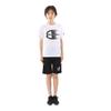 Champion Short Sleeve Crew Neck Graphic Logo Print Shorts Basic Size 160 Kids' Quick-Drying T-Shirt & Set, Sports, CK-ZSW02, White,