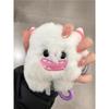 Internet Celebrity Cute Mouse Plush Backpack Pendant and Heart Keychain – Perfect Birthday Gift for Girls