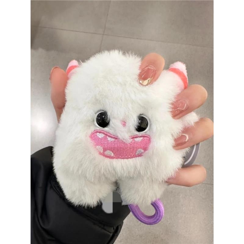 Internet Celebrity Cute Mouse Plush Backpack Pendant and Heart Keychain – Perfect Birthday Gift for Girls