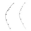 Car Front Bumper Chrome Trim Molding 2118852321 2118852421 Replacemen For Mercedes Benz E Class W211 2006 2007 2008