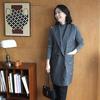 Shiz Madam Moco Check Suit Long Vest J31742