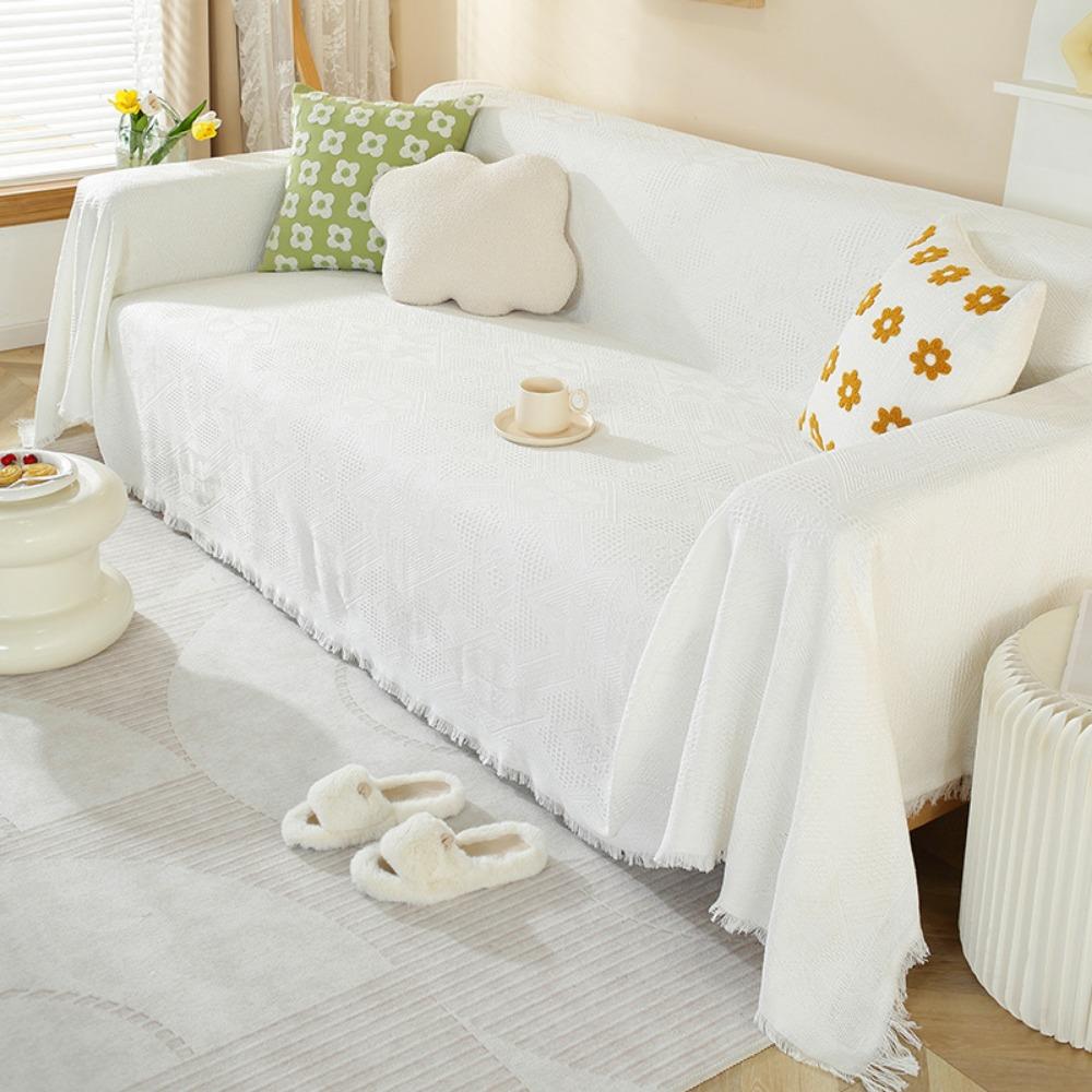 

Stylish Diamond Sofa Cover Ins Aesthetic Full Protection Non Slip Elastic Couch Cover for Year Round Use 90 * 150Cm