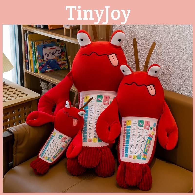 Keyboard Warrior Plush Toy Red Lobster Stuffed Animal For Kids And Adults