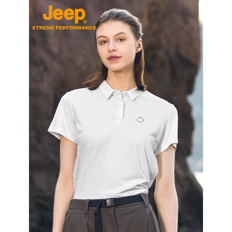 

JEEP 2025 New Women s Short-Sleeve Lightweight Cooling Polo Shirt P520899007 M