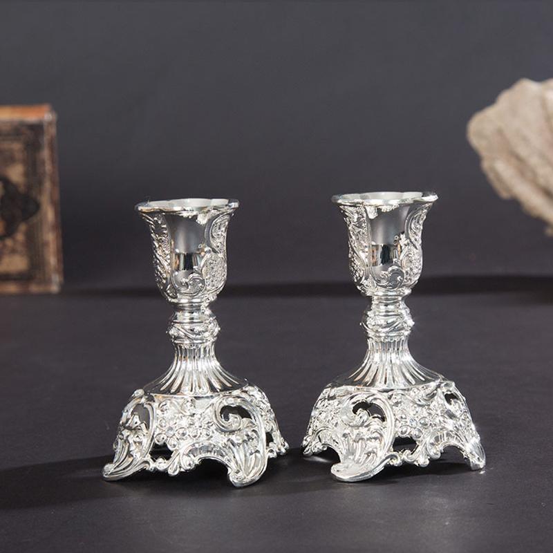 Iron Art Alloy Decorative Carving Pattern European Classical Style Handicrafts Desktop Ornaments Home Decoration