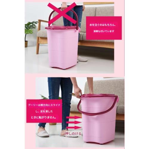 Apaeofl Foot Bath Bucket, Foot Bath, Deep Bucket, Foot Washing Basin for Above Knees and Calves, Warm, Plastic, Massage, Plus, Thick, Home Health Buck