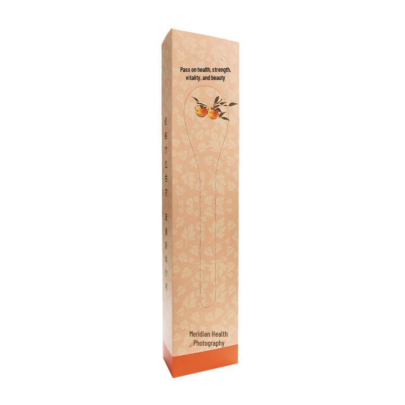 Eight Meridians Acupoint Wood Tapping Massage Stick for Neck, Waist, and Back.