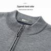 Hodo Men's Wool Blend Half-Zip Mock Neck Knit Sweater