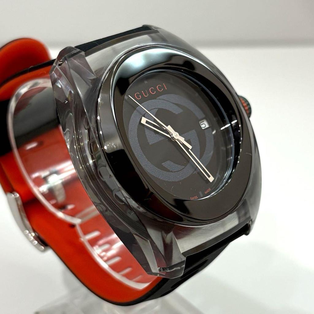 Used [New Battery] GUCCI SYNC Sync 137.1 Men's Watch