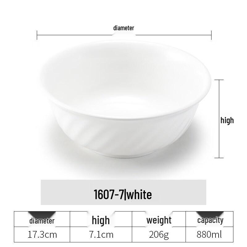 Yipan Melamine Nordic Deep Bowl Set