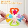 Twister Ball Teether Activity Toy With Rattle And Bright Fun Colors Sensory Toy To Fine Motor Skills