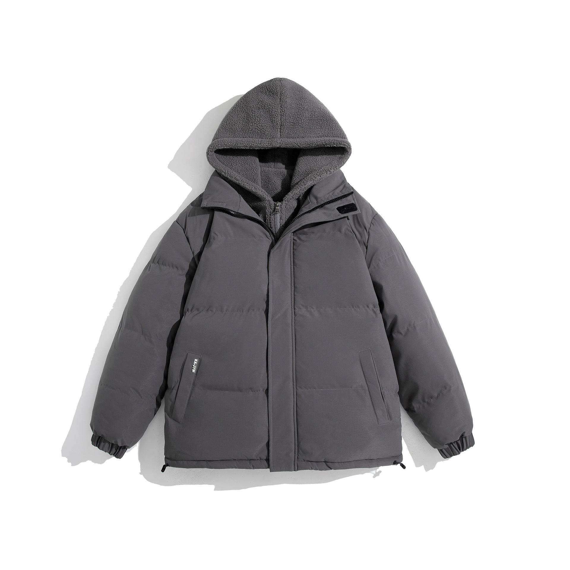 

Большие размеры мужской зимней хлопковой одежды из двух частей, пуховик с утолщением, одежда-хлеб, хлопковая куртка с капюшоном, утолщенная теплая 4XL