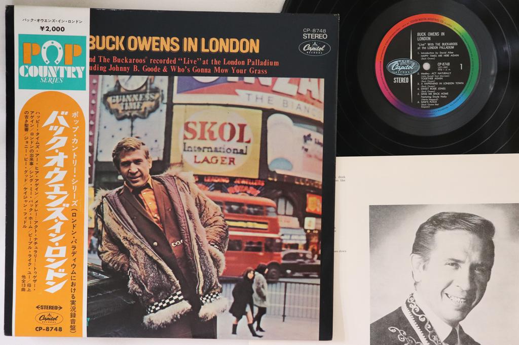 LP Record BUCK OWENS - Buck Owens In London CP8748 CAPITOL Japan Obi Country Used