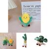Plush Vegetable Keyring Adorable Broccoli Sweet Corn And More