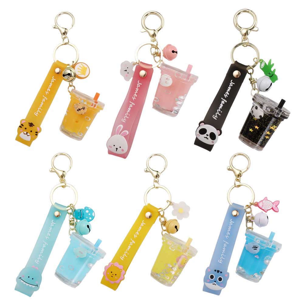 

Ювелирные изделия, жидкий плавающий брелок, чашка чая с молоком, модель животного, плавающий брелок с зыбучим песком