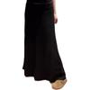 Elegant Thick Knit A-Line Fishtail Midi Skirt for Women - Autumn/Winter Trend 