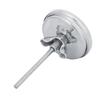 BBQ Thermometer, Stainless Steel Grill Smoker Thermometer 50550 with Double Scale, for Oven Grill BBQ Cooking