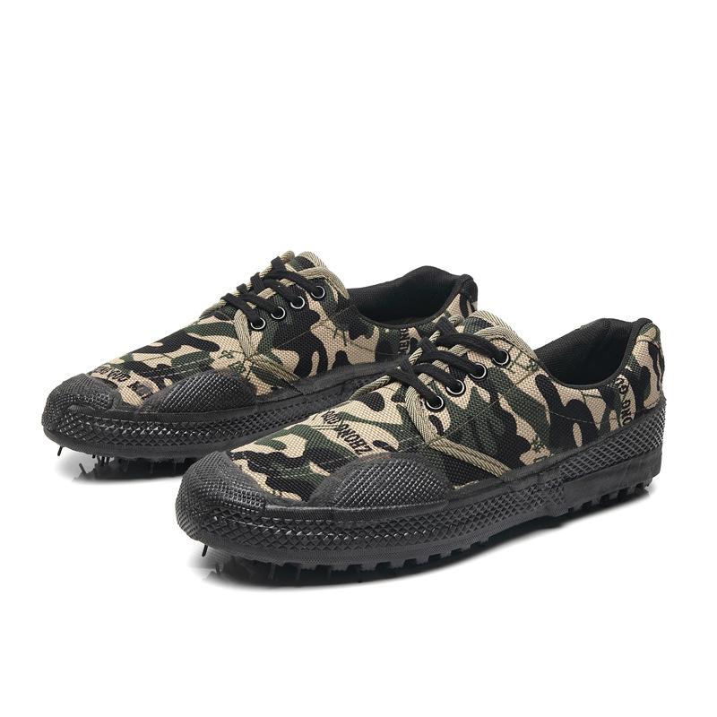 Liberation Military Training Shoes, Wear-resistant, Breathable, Anti Slip Rubber Shoes, Construction Site Labor Protection Shoes