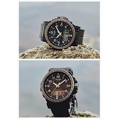 [Casio] Protrek Watch [Domestic Genuine Product] Climber Line Radio Solar Biomass Plastic PRW-51Y-1JF Men's Black