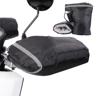 Gants d'hiver universels pour moto Moufles de guidon Imperméables Manchons Scooters Vélo Poignée Housse Couvre-mains Chauffe-mains Conduite