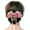 Japanese-style Ribbon Hair Accessory, Lolita Style, Bow-shaped Hairpin, Perfect for Graduation Ceremonies, Shichi-Go-San Celebrations, Coming-of-age