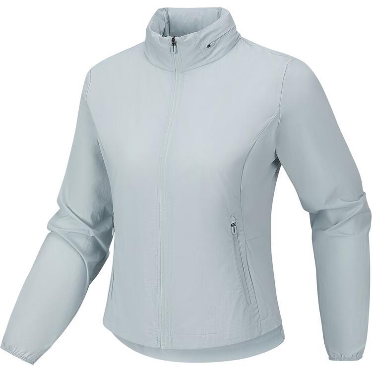Skechers UPF100+ UV Protection Breathable Zip-Up Hooded Long Sleeve Jacket Women jackets P226W093-01DS S