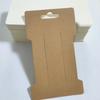 100pcs Jewelry Display Cards,Blank Kraft Paper for Earrings,Necklaces,Hair Tie,Cardboard Finishing