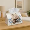 1pc Cute Wombat Illustration Tissue Box | Multi-functional Napkin Dispenser, Suitable for Home, Parties,  Decoration Soft Woodland Animal Art - Decora