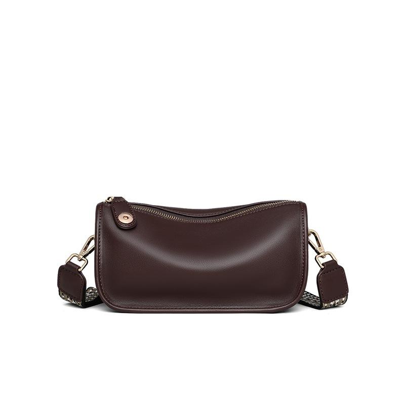 Crossbody Bag Women's Autumn and Winter New Genuine Leather Women's Bag Pillow Bag High-end Shoulder Bag Small Bag