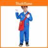 Postal Worker Cosplay Costume For Kids With Soft Polyester Fabric For Halloween And Themed Parties